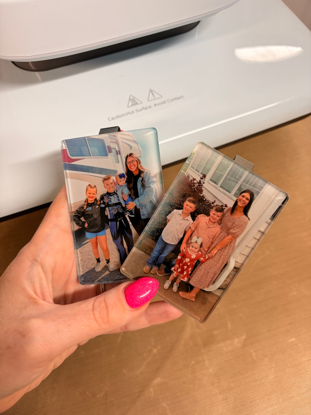 Custom Photo Car Visor Clip