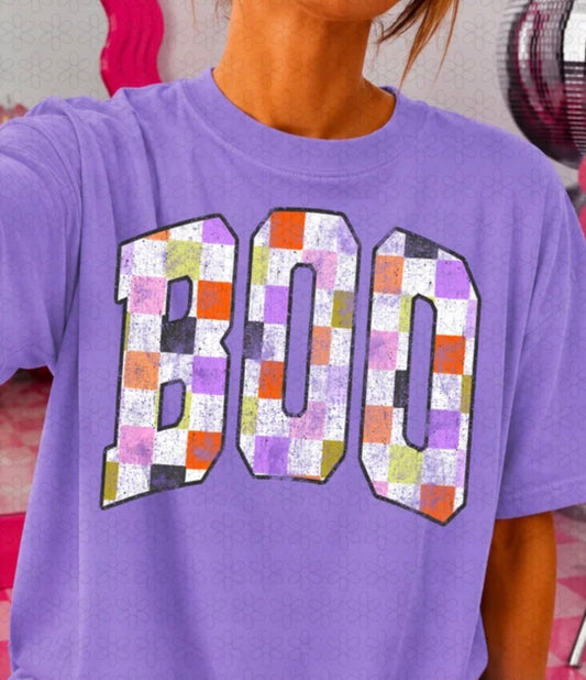 Boo Multicolor Checkered