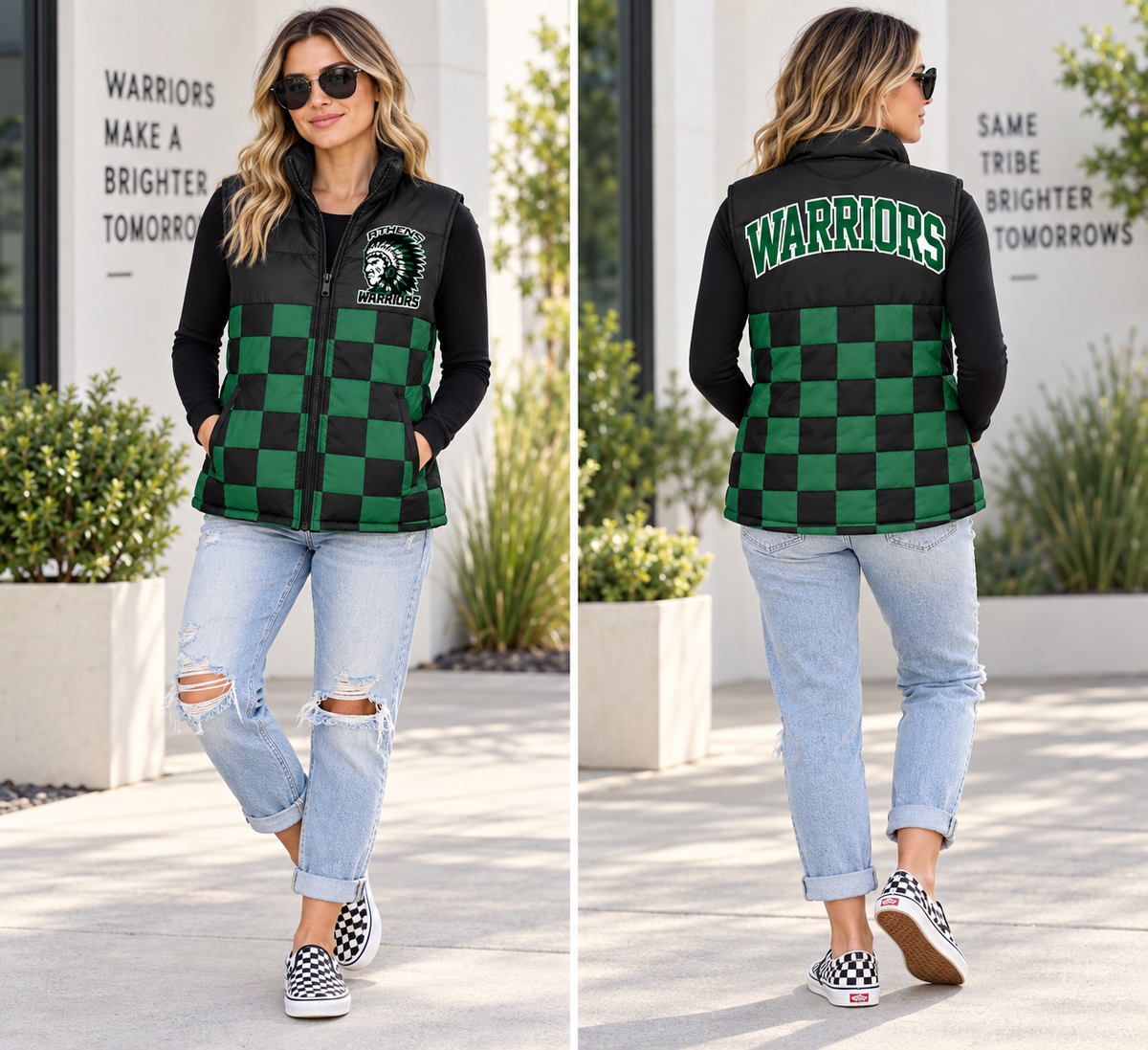 Athens Warriors Puffer Vest