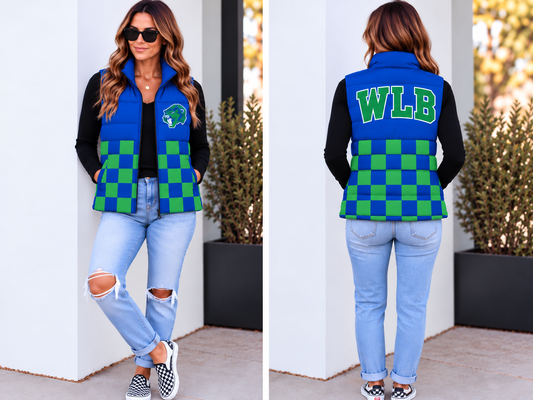 WLB Wolverines Puffer Vest