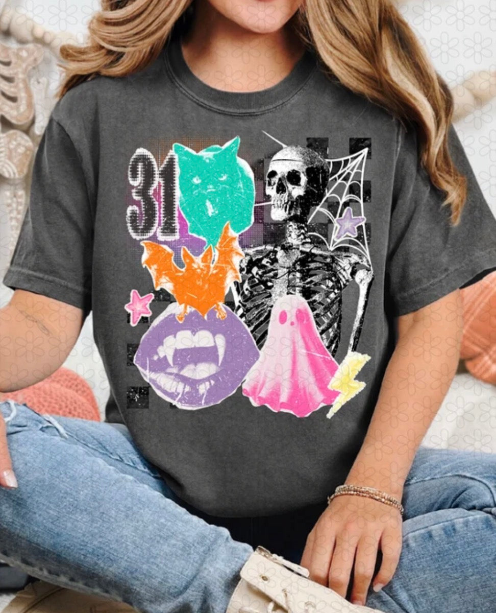 Girly Halloween Collage