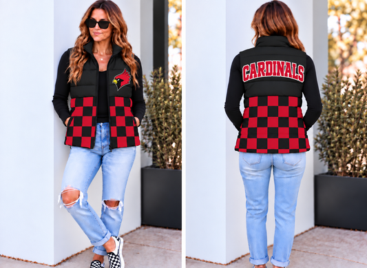 Warrensburg Latham Cardinals Puffer Vest
