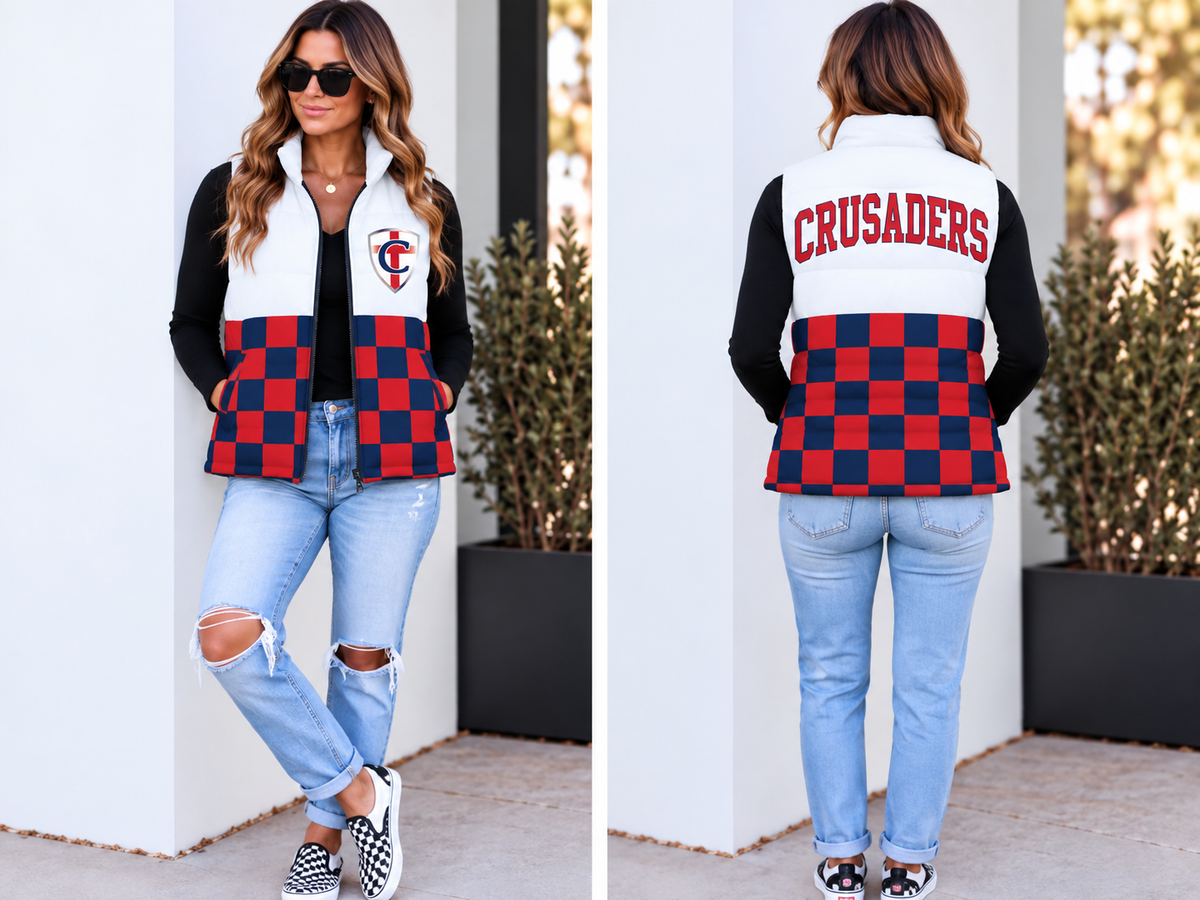 Carroll Crusaders Puffer Vest