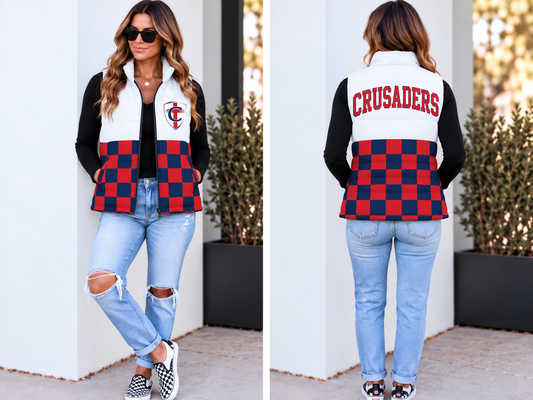 Carroll Crusaders Puffer Vest