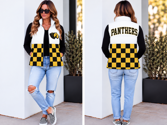 CEL Panthers Puffer Vest