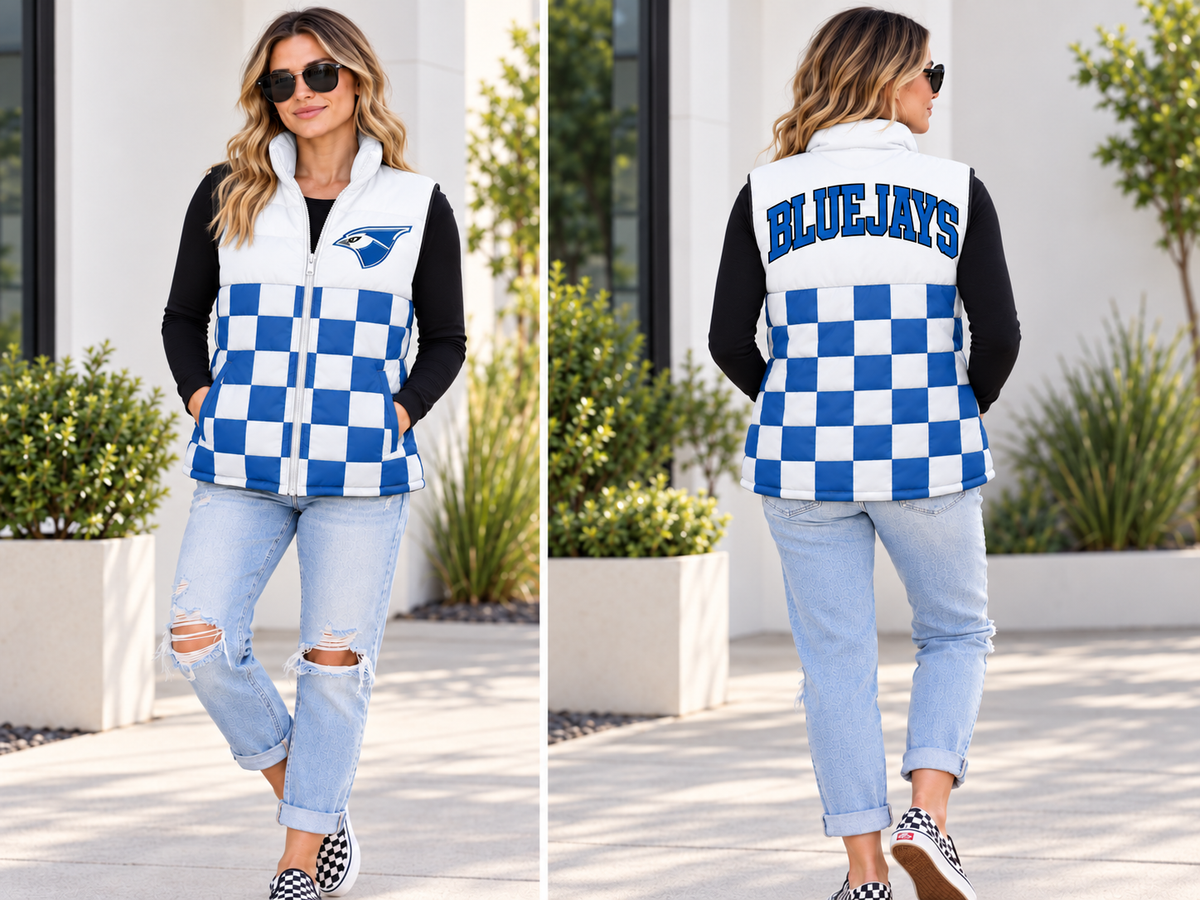 Porta Bluejays Puffer Vest