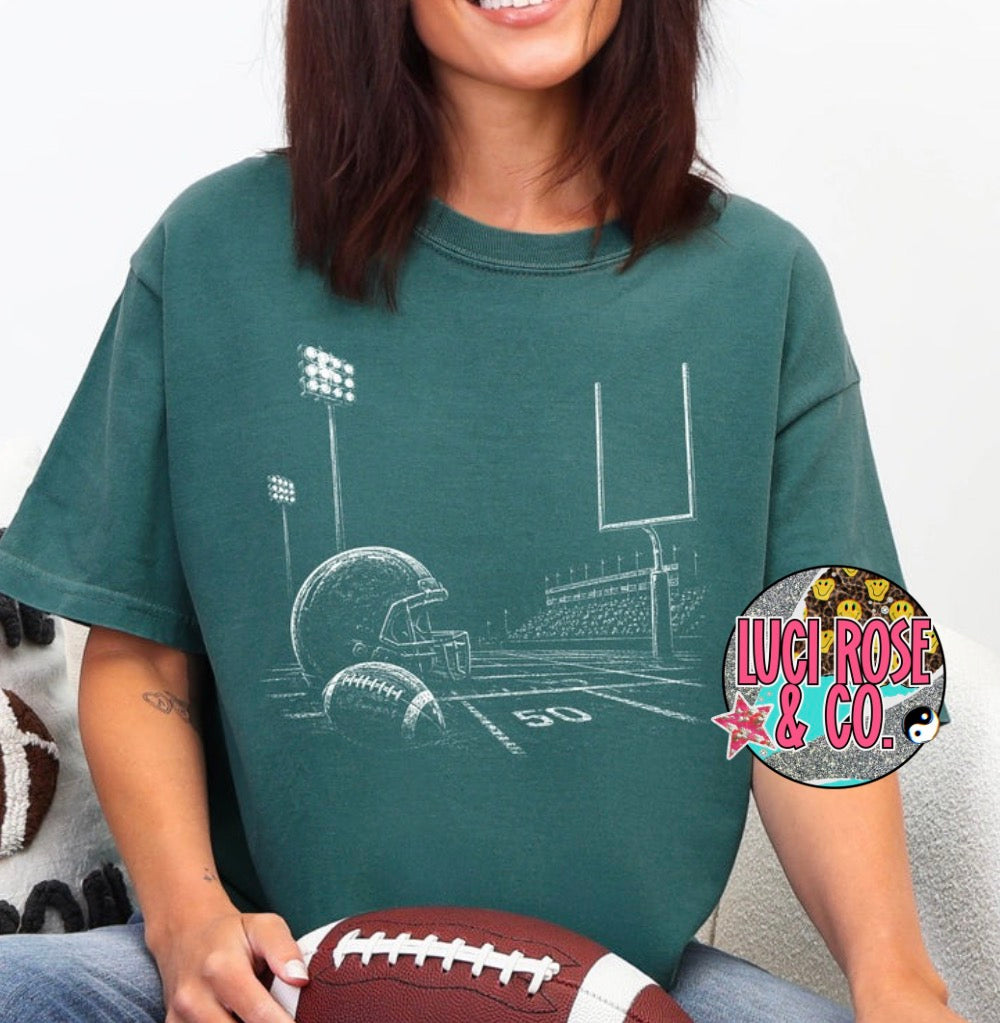 Thrifty Thursday ✨ Football Field Halftone