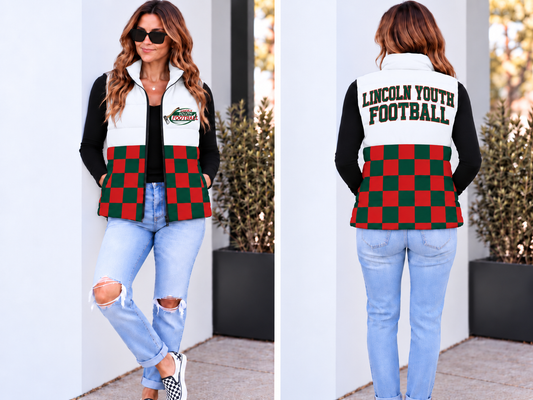 Lincoln Youth Football Puffer Vest