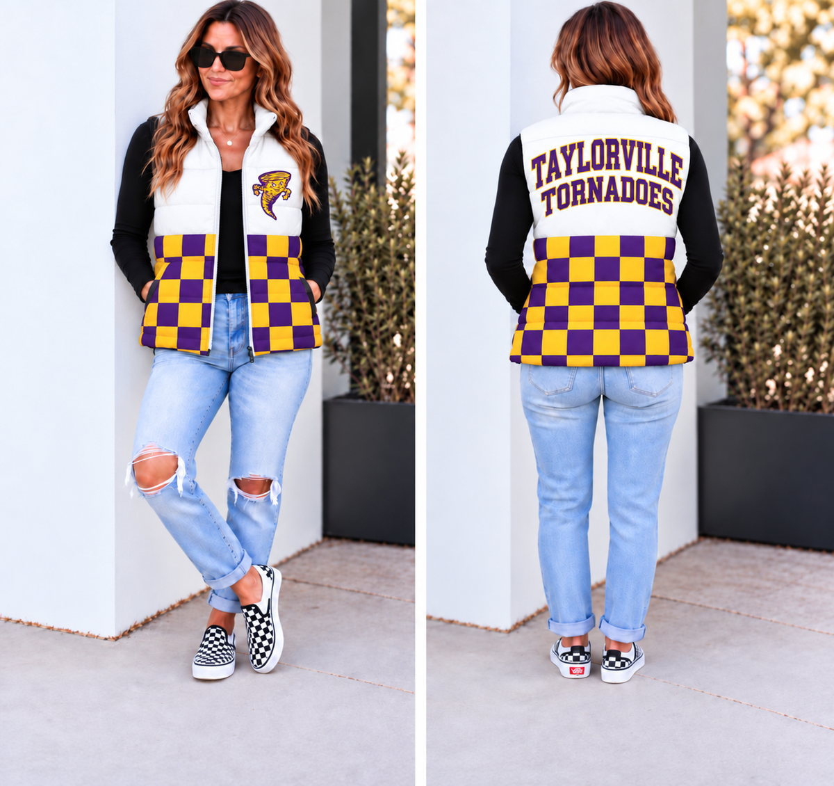 Taylorville Tornadoes Puffer Vest