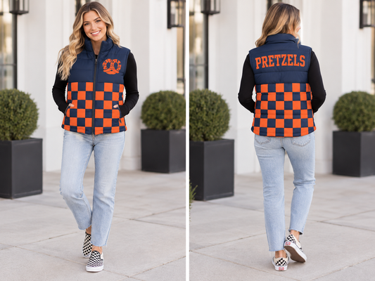 New Berlin Pretzels Puffer Vest