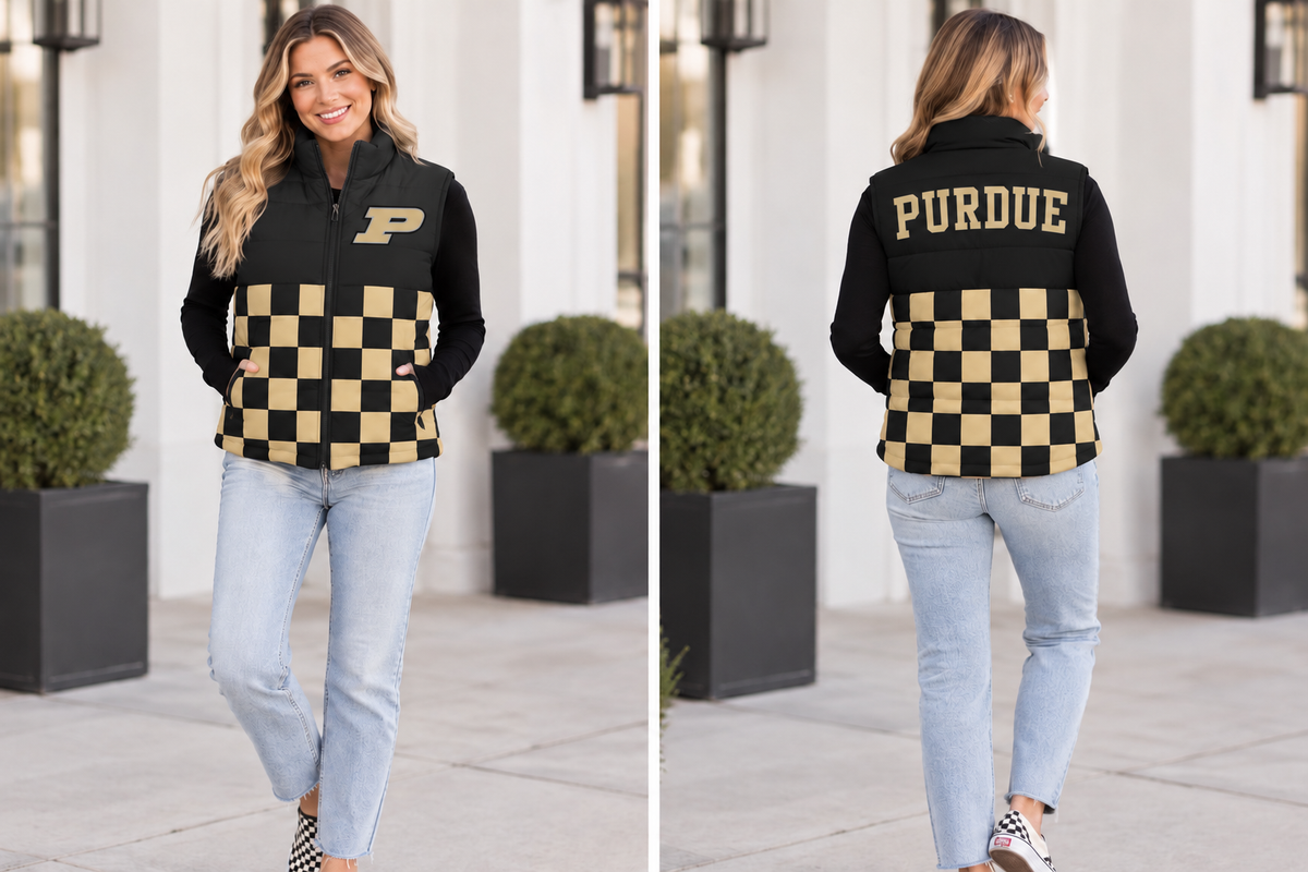 Purdue Puffer Vest