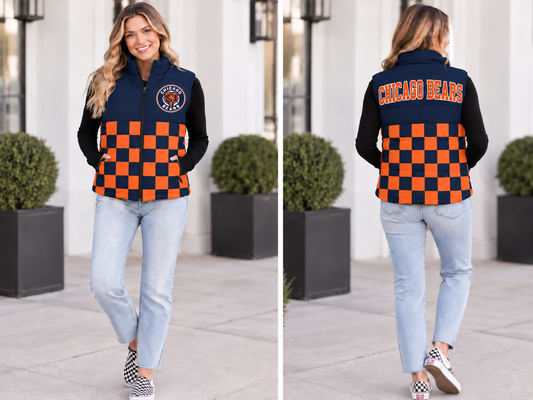 Chicago Bears Puffer Vest