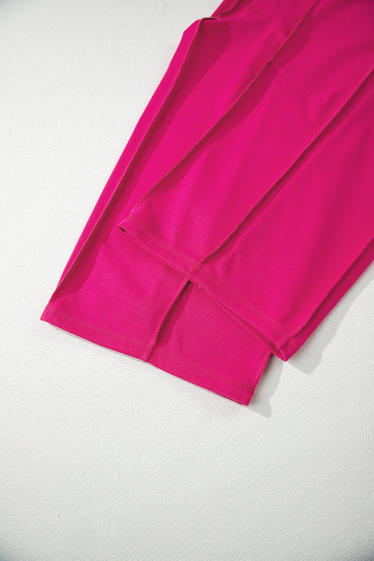 Racing Red Drop Shoulder Boxy Tee and Barrel Pants Set